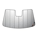 Pigenius Windshield Sunshade for Porsche Panamera 2010-2016 (970) Gen 1, Metallic Silver Finish