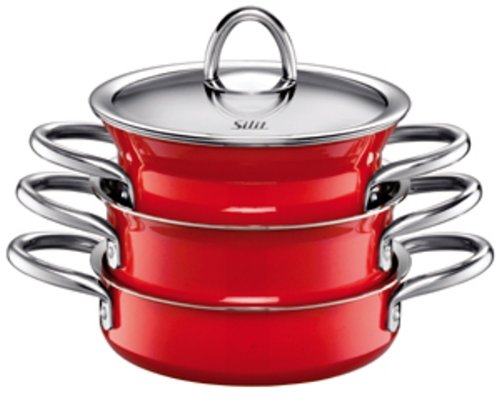 Amazon.co.jp: silit silargan 【日本正規品】 ガラス蓋(2個)付 ミニ