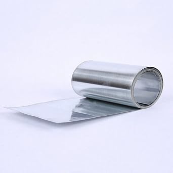 Zn 99.99% Metal High Purity Zinc Sheet Plate Foil for Scientific Research, 0.01mm - 5.0mm Thick Option 1, 0.03mm x 110mm x 1M