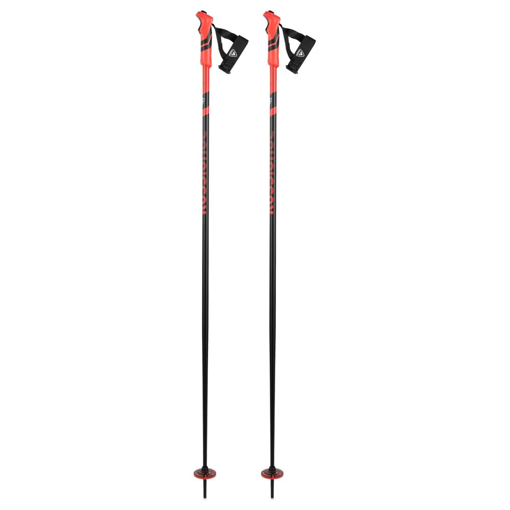 Rossignol - Batons De Ski Tactic Clip Black Red - Homme - Rouge