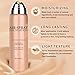 AIUEO Airbrush Foundation Makeup Spray for Mature Skin Lightweight Full Coverage Airbrush Flawless Setting Spray Foundation Makeup-Beige