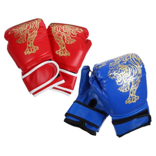 Guantes de boxeo con absorción de impactos para el entrenamiento de kickboxing infantil en PU