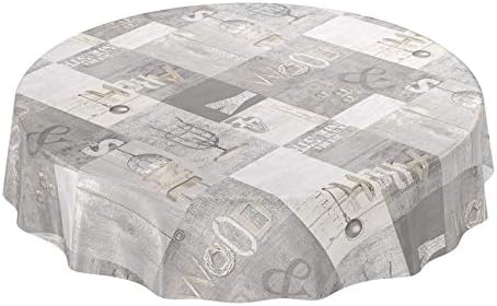 Obrus ceratowy w nowoczesnym stylu industrialnym, woskowany, sättige, beständige Farben, 100 x 140 cm