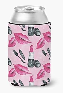 Caroline's Treasures BB7501CC Watercolor Diva Lipstick Can or Bottle Hugger, Can Hugger, multicolor