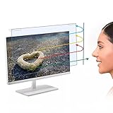 DANYCU Bildschirmschutz für Desktop-Computer für 17-28 Zoll Monitor Blaulicht-Blocker-Filter,Acryl Hängende Anti-Strahlungs-Displayschutzplatte,Augenermüdung lindern,Augenschutz,28