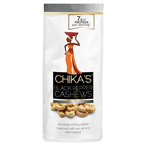 �`�J�̊C�̉����R�V���E�J�V���[�i�b�c��140�O���� (x 2) - Chika's Sea Salt & Black Pepper Cashews 140g (Pack of 2) [���s�A���i]