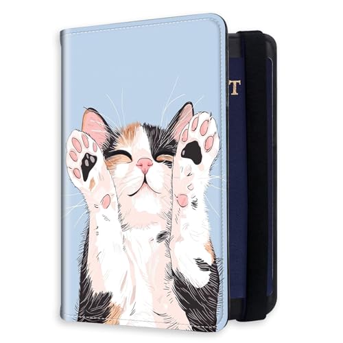 HJCYXJLK RFID�u���b�L���O�p�X�|�[�g�z���_�[ ���s�p �p�X�|�[�g�J�o�[�P�[�X ���s���ރI�[�K�i�C�U�[ �p�X�|�[�g�J�[�h�z���_�[ �p�X�|�[�g�E�H���b�g �J�[�h�X���b�g�t�� �j�����p 7, ���킢���L, 8.5*5.6 inch, ���_��