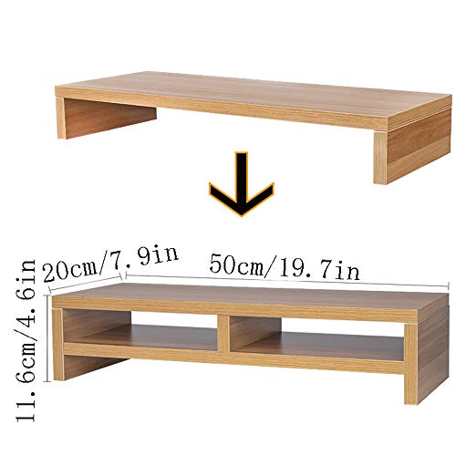 Support de moniteur en bois ergonomique contre le mal de dos - 3