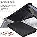 Campervans essentials Rear Barn Door van tailgate Awning Cover Rear Barn Door Canopy Cover Weather Protection Large Size 420D Oxford Waterproof Sun Shade Cover compatible with a variety of cars Black