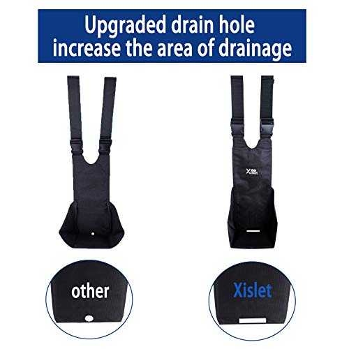 Xislet Universal ATV Rear Passenger Footrests Compatible with Polaris Sportsman Honda Foreman and more, 2 Pack - Adjustable 4Wheeler Foldable Leg Pedestal