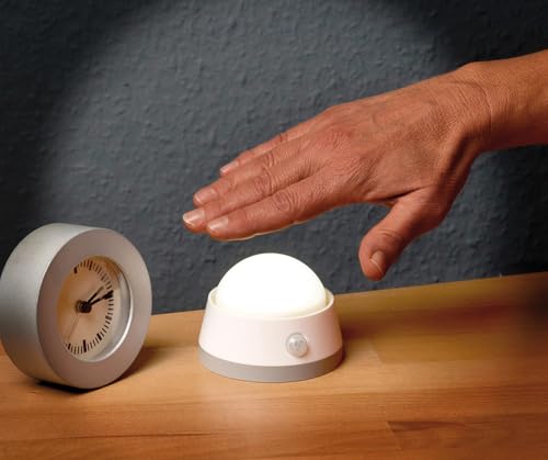 6 x Brennenstuhl LED-Nachtlicht Batterie mit Bewegungsmelder weiß