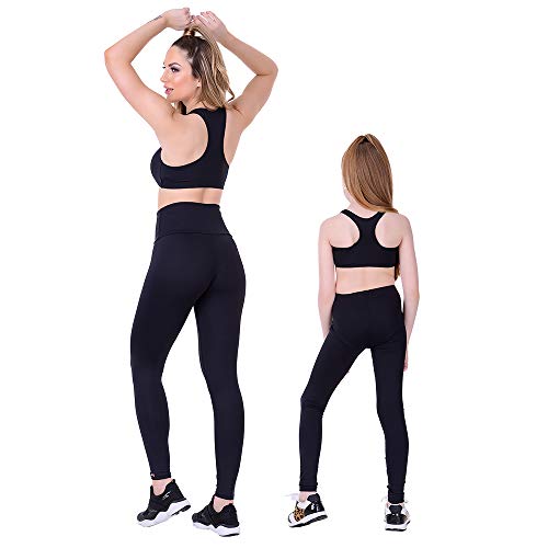Kit Fitness Tal Mãe Tal Filha Preto Summer Soul (G/10)