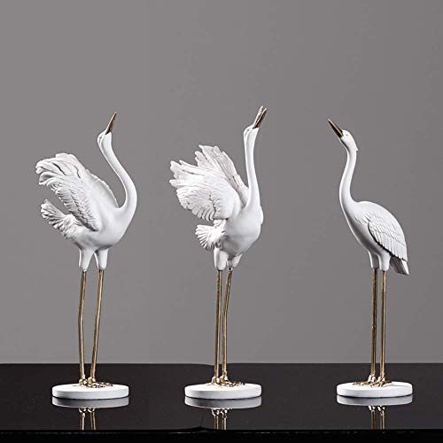 Figurines de décoration d'intérieur grue, cadeau idéal de pendaison