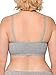 Fruit of the Loom Womens Spaghetti Strap Cotton Pull Over 3 Pack Sports Bra, Grey/Grey/Grey, 42
