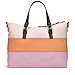 RADLEY London Lyme Terrace Stripe Women's Medium Leather Ziptop Satchel Bag, Clay Pink