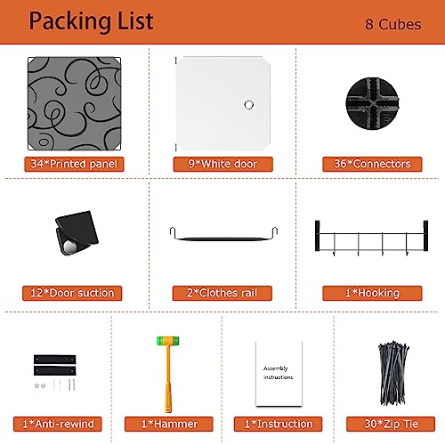 Gimtrr 9 Cubby Storage Organizer, Closet Organizers And Storage, Closet Organizers Shleves #TOP5