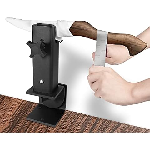 Opall Swiveling Multi-Mount Work Bench Vise For Knife Making Work With 360 Degrees Rotation Knife Making Vise Cover