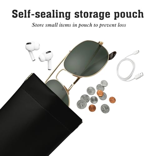 image for Pakanana Car Seat Gap Filler Organizer 2 Pack with Storage Pouch, Seat