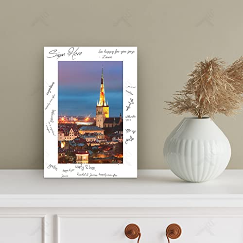 Golden State Art, Pack Of 25, 5X7 White Picture Mats Mattes With White Core For 4X6 Pictures #TOP5