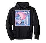 Photo Gallery vaporwave city - stile giapponese anni 80 90 giappone - rosa blu felpa con cappuccio Photo Gallery vaporwave city - stile giapponese anni 80 90 giappone - rosa blu felpa con cappuccio