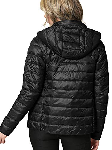 Lock and Love Women's Ultra Light Weight Packable Down Jacket with Removable Hoodie2