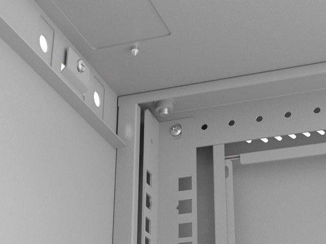 Armoire rack 19 pouces 9U gris LANBERG pour baie de brassage LAN