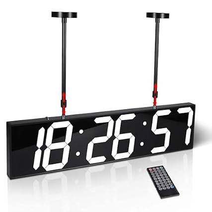 Goetland 28 inch Oversized Digital Clock Double Sided Wall Clock LED Modern Large Display product