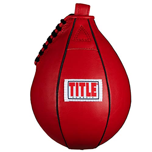 Title Classic Speed Bag, Red, 5