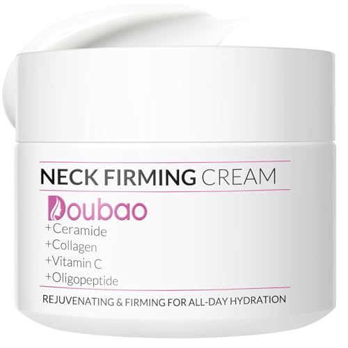 VicGFHS Neck Firming Creams for Tightening and Firming, Moisturizer Face Cream with Collagen, Hyaluronic Acid, Day & Night Anti-Aging Skin Tightening Cream Neck, Décolleté & Face – 1.7Fl Oz