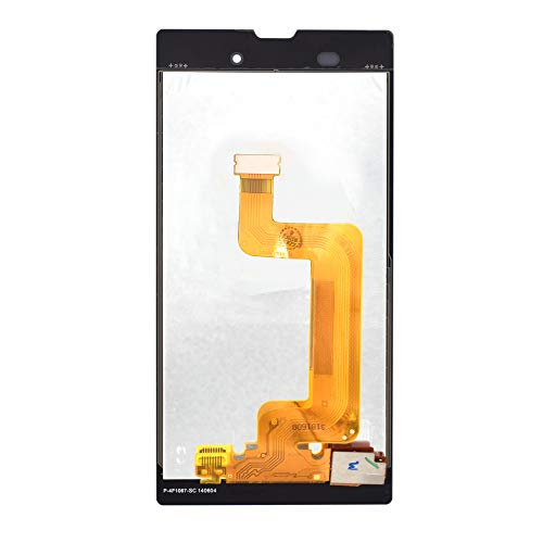 Image of LCD Screen Display with Digitizer Touch Panel Without Bezel Frame Compatible with Sony Xperia T3 D5102(Black)