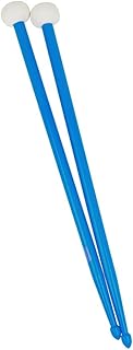 1 par de baquetas de timbal, multifuncional, clásica, práctica profesional, estable, para estudiantes y adultos, color azul cielo