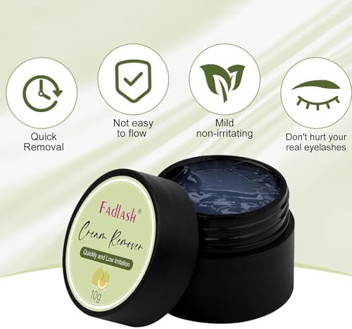 Eyelash Extension Remover 10g Cream Lash Extension Remover Dissolves Eyelash Remover eyelash remover for lash extensions Lash Remover - 2