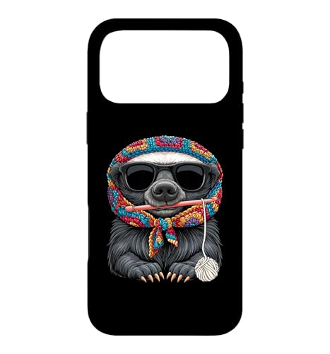 Honey Badger Ratel �O���j�[ �X�N�G�A �����j�҂� �ю� �����j�҂� �X�}�z�P�[�X iPhone 17 Pro Max �p