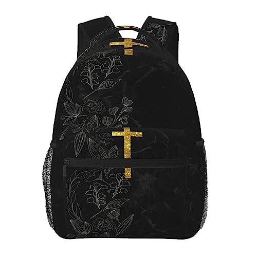 MANQINF Jesus Backpack Casual Hiking Camping Travel Backpacks Daypack Bag