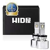 HID屋 H8 H11 H16 LED ヘッドライト フォグランプ 68400cd(カンデラ) 【65W HID級の明るさ】爆光 ホワイト 6500k 車検対応 2本1セット Qシリーズ プラチナ