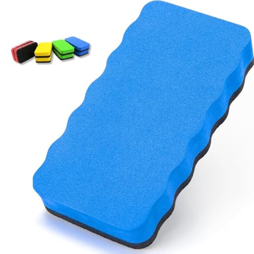 Parence - Eponge Magnétique pour Tableau Blanc - Brosse pour un Nettoyage à Sec ou Humide de votre Tableau - Magnétique