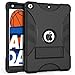 Rantice Military-Grade Tested Case for iPad 10.2 Inch 9th/8th/7th Gen, Shockproof Protective Cover with Stand & Child-Safe Design (Black)