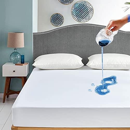 Amazon Brand - Umi Waterproof Mattress Protector Cot Bed, Soft Cot Bed Waterproof Mattress Protector, Mattress Protector Cot Bed, 70x140cm