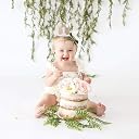 BabyMoon 1 year Birthday Crown Baby Cap | Cake Smash | Baby Photography Cap | Brown gallery image