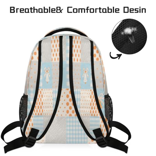 Mochila ligera escolar con compartimento acolchado portátil 4