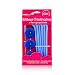 Produktbild Kochblume Silikon-Trinkhalm-Set | 6-teilig mit Reinigungsbürste (hellblau)