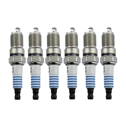 BDAKQJV Zündkerzen für Auto, Platin, SP-432 AGSF 32FM, 6 Stück
