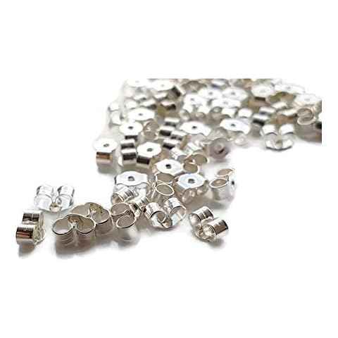 Sterling Silver Butterfly Earring Backs 925 x 20 Pairs(40) ~ 6mm Cover