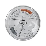 Termómetro e higrómetro de sauna autoajustables para un control ambiental preciso