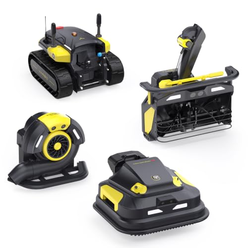 YARBO Robot Mower Pro + Snow + Leaf Blower, Wire-Free, for Four Seasons