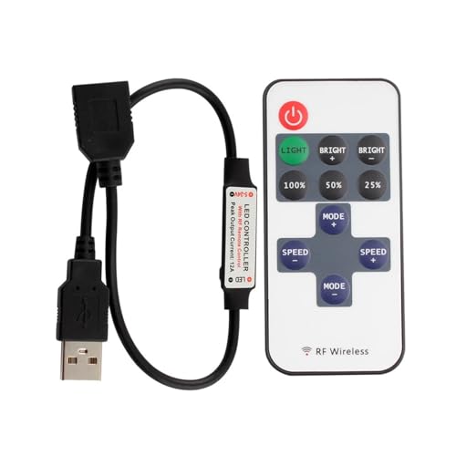 Télécommande pour ruban LED 5V résolvant les problèmes de reflets écran