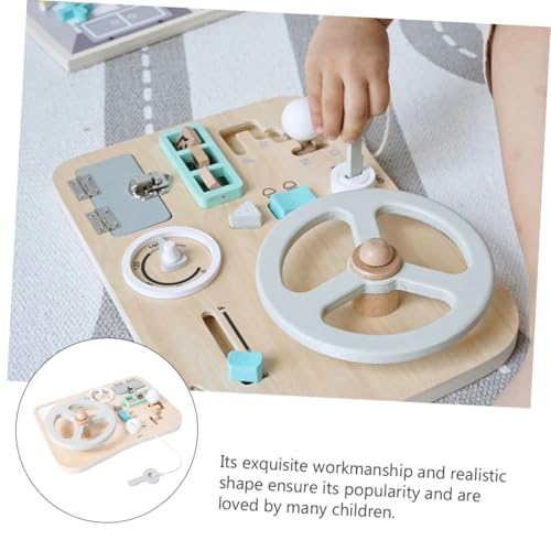 Jouet de simulation de conduite beige avec forme réaliste en matériau synthétique - 5