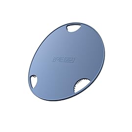 Boie USA Flat Body Scrubber - Hygienic, Exfoliating Loofah Alternative - Feels Like Silicone Scrubber Gentle on Sensitive Skin, Hypoallergenic, BPA- & Latex-Free, Made in The USA (Elemental Blue)