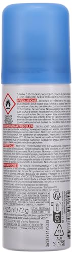Vichy Déodorant Aérosol Efficacité Longue Durée 48 H Formule Minérale Sans Alcool Actifs Anti Odeur d'Origine Naturelle Adapté aux Peaux Sensibles 125 ml - vue 7