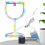 Idéale pour les restaurants, les bars ou les fêtes, l'enseigne au néon offre un décor vibrant et accrocheur qui améliore les réunions sociales, les célébrations ou les divertissements décontractés, créant un environnement amusant et accueillant.